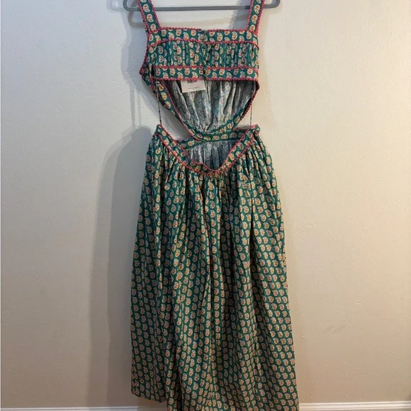 Dôen RARE Tasha Dress in Sunrise Paisley Print Size L - Picture 3 of 3